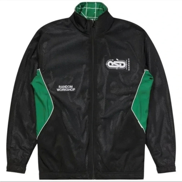 MARKET STUDIOS OPEN REVERSIBLE SOURCE DESIGN TRACK JACKET LARGE - Picture 3 of 4